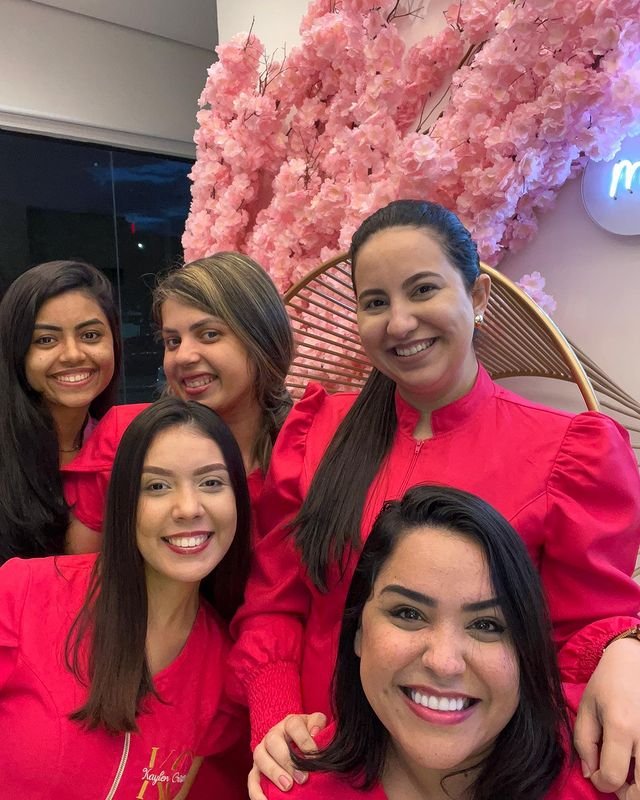 Equipe da clínica Kaylen Cristina